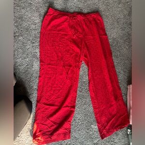GAP Red Pajama Bottoms Soft Elastic Waist